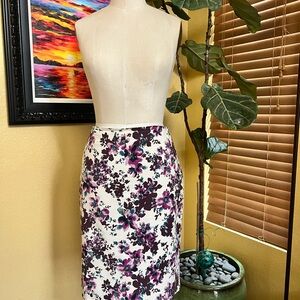 Ann Taylor Factory Floral Print Skirt
